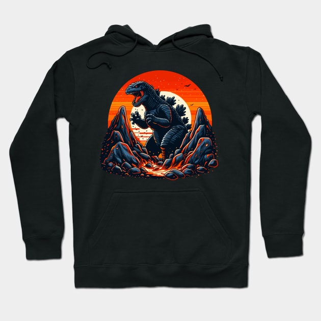 Godzilla Hoodie by Rizstor